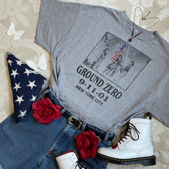 Y2k 9/11 Ground Zero New York City graphic tee - Picture 5 of 11